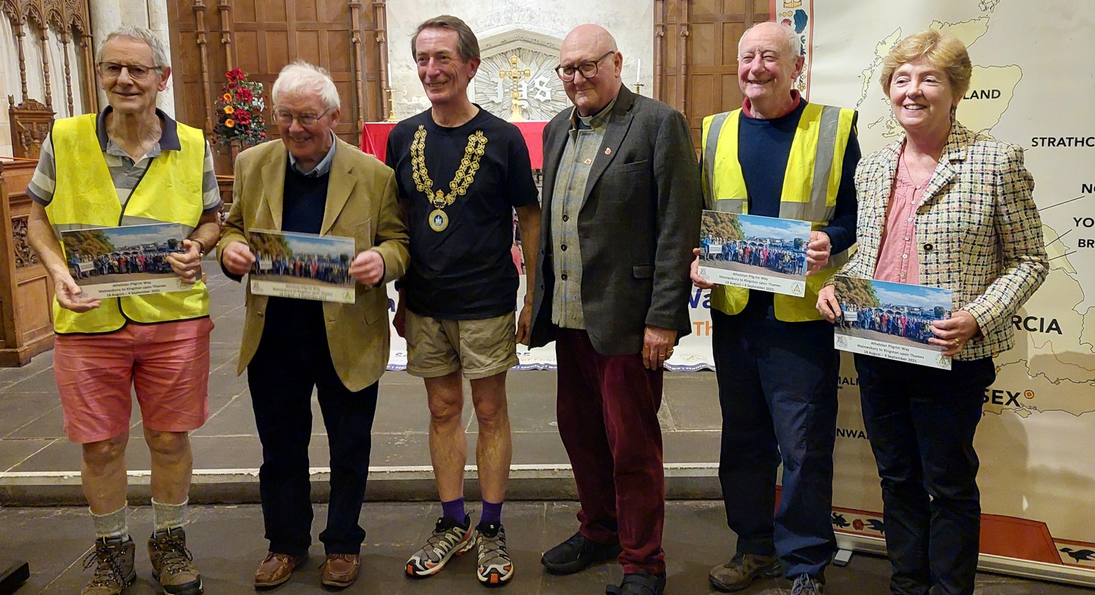 The Famous Five with the Rev Oliver Ross